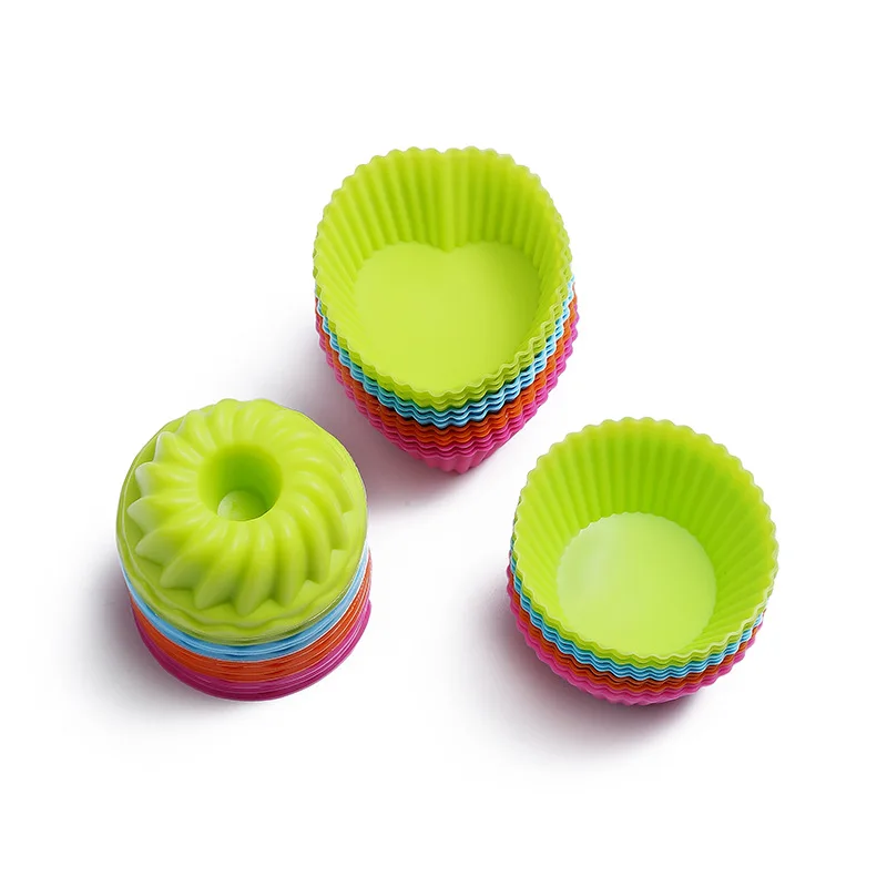 5/41 шт DIY набор силиконовых форм двойной цвет тортов для выпечки инструменты