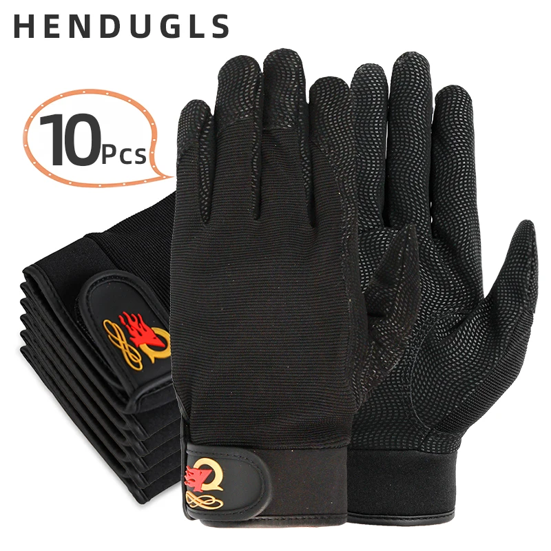 

10 шт., тактические рабочие перчатки HENDUGLS 2520