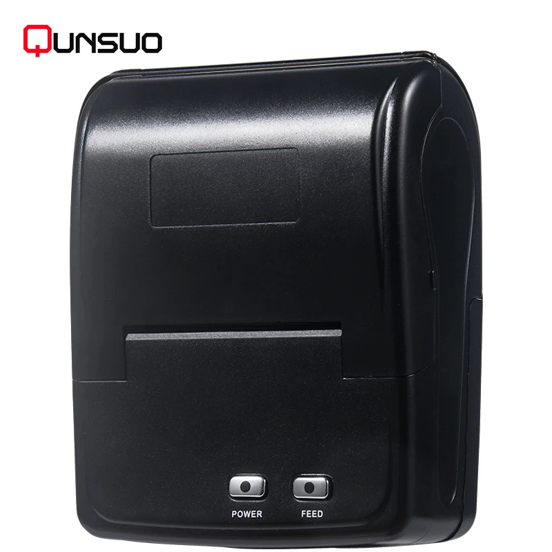 Миниатюрный портативный точечный матричный принтер 58 мм Bluetooth беспроводной для