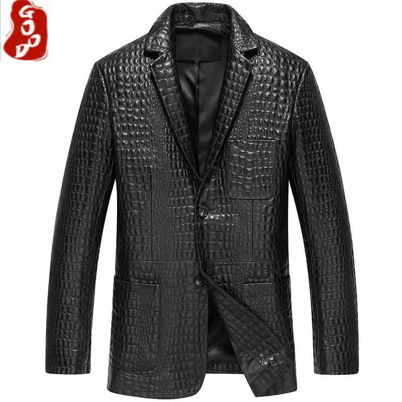 

2021 Natural Genuine Leather Jacket Men Real Sheepskin Coat Man Spring Autumn Male Jackets Fashion Clothes Hommes Veste
