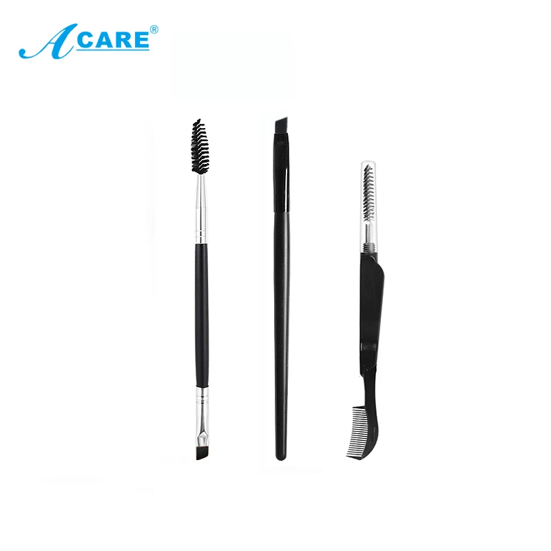 Набор кистей для бровей ACARE профессиональная двухсторонняя расческа набор