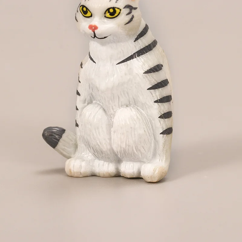 

Mini Kawaii Bell Cat Japan Anime Lovely Simulation Animal Cat PVC Action Figure Decoration Toy Collectible Model Kids Toys Gift