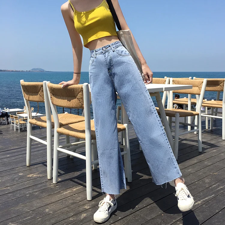 Cheap wholesale 2021 spring  autumn new fashion casual Denim women Pants woman female OL  jeans for women AtQ239