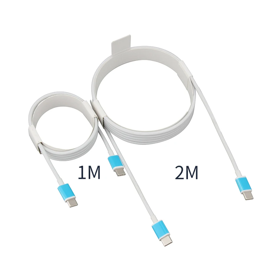 Двусторонний кабель USB Type C 2 м 1 для передачи данных зарядка внешнего аккумулятора