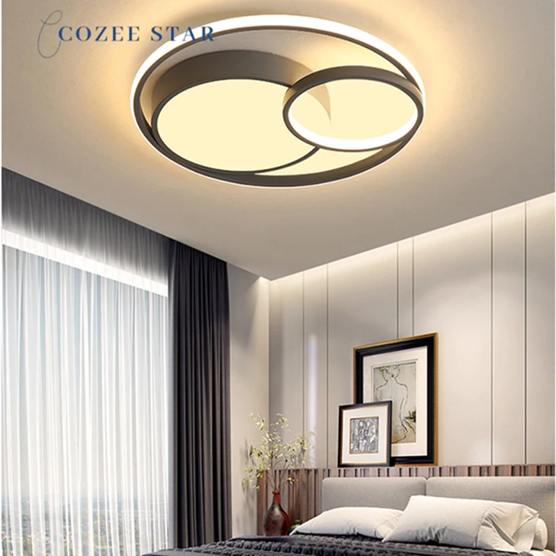 

Modern LED Chandeliers Lighting Round Acrylic Aluminum Ceiling Lights Fixture for Kitchen Bedroom Living Room Indoor Lighting