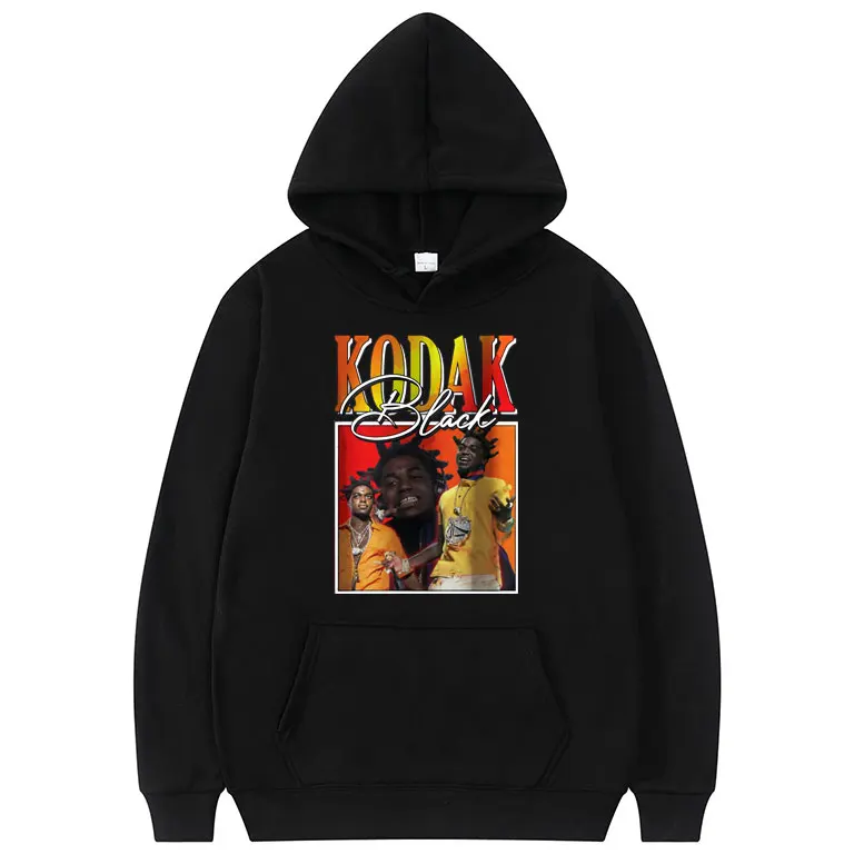 

Awesome Classic Vintage Hip Hop Rap Kodak Hoodie Mens Fashion Hoodies Man Streetwear Men Women Casual Loose Hooded Sweatshirt