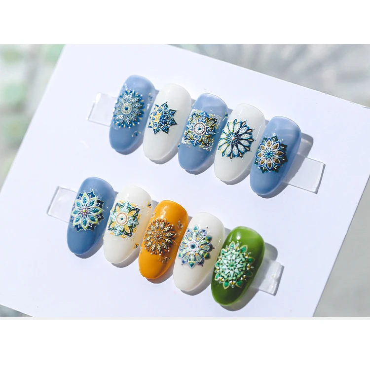 Модные наклейки для дизайна ногтей маникюрные дизайны высококачественные