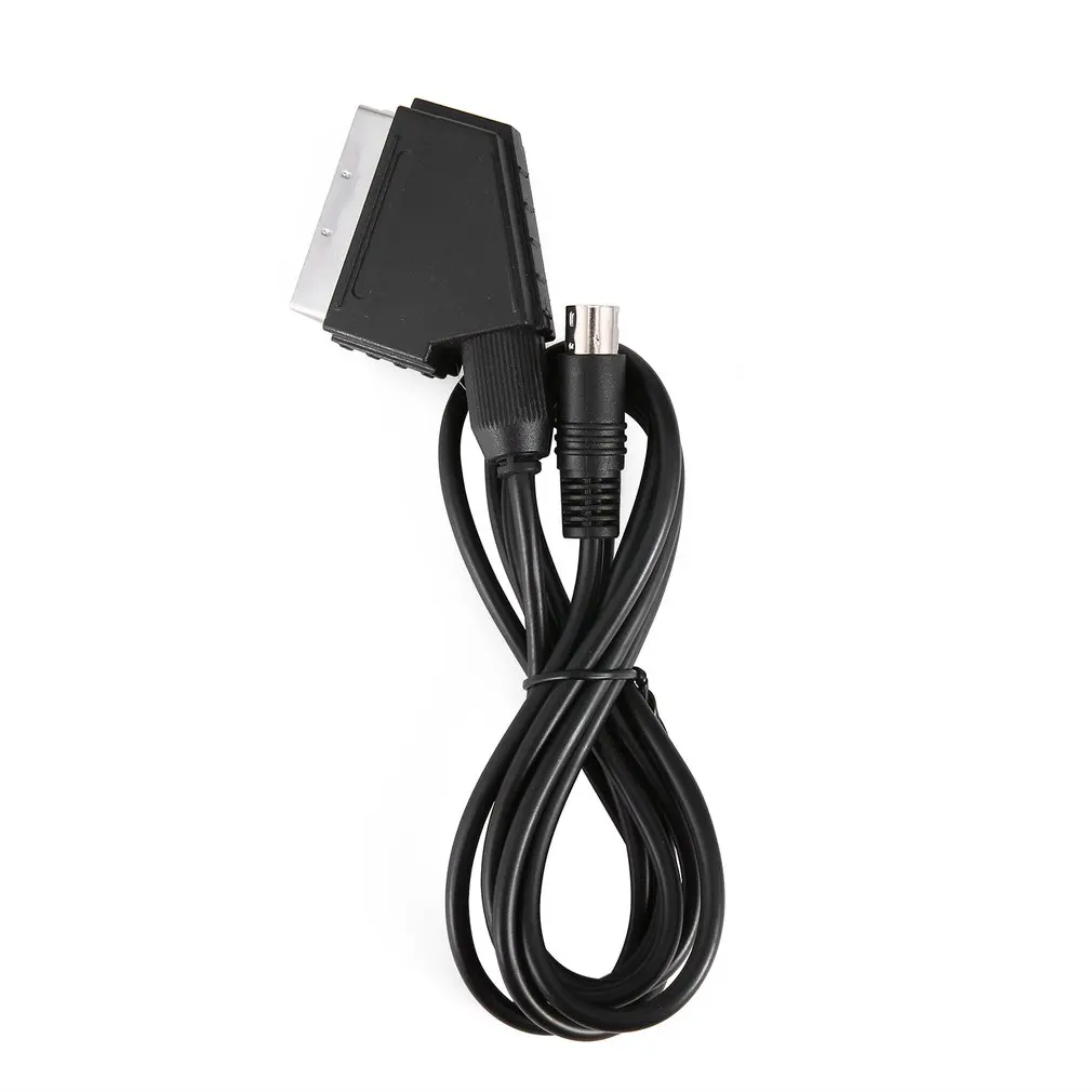 1 8 м/6 футов EU версия V-pin Scart кабель RGB AV кабели PAL для Sega Genesis 2 Mega Drive MD высокое