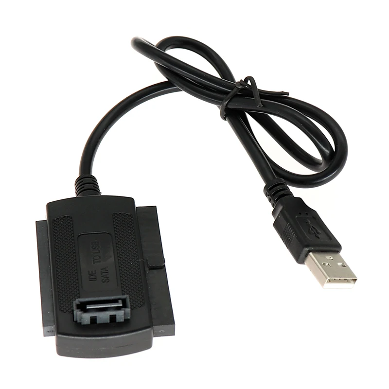 Адаптер для жесткого диска 1 компл. USB 2 0 к IDE SATA S ATA 5 дюйма HD HDD кабель питания OTB