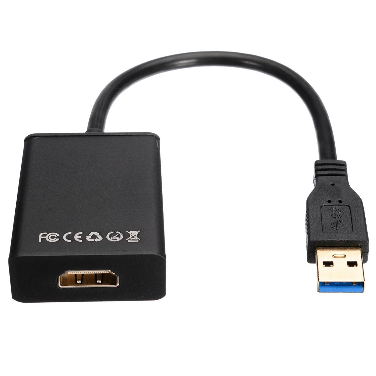 Высокоскоростной адаптер с USB 3 0 на HDMI совместимый металлическим корпусом штекер