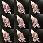 20 штук свадебные Бумага трубы конфетти различных Бумага лепестки конфеты разместить конусы-конфетти DIY ленты цветы Бумага растяжки