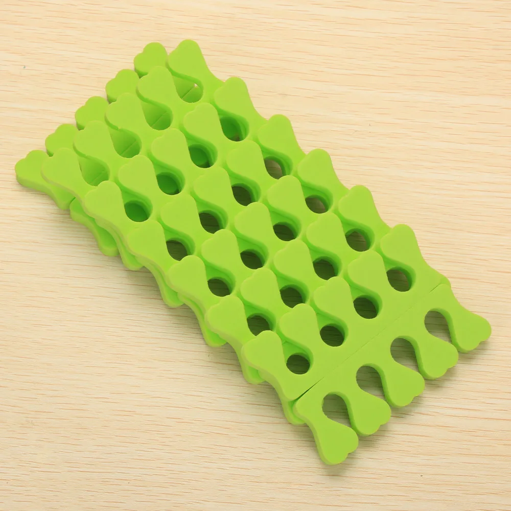 Случайный 50 шт пены губки сепараторы пальцев рук и ног разделитель гель лак