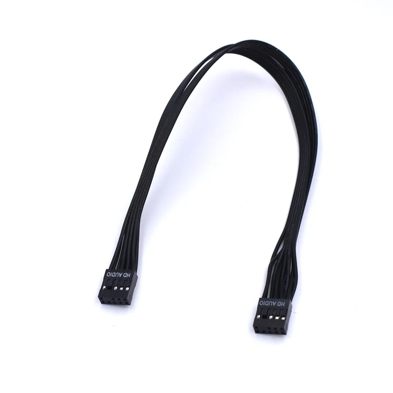 30 см 50 24AWG материнская плата HD аудио 9Pin удлинитель Мама мама кабель|Компьютерные