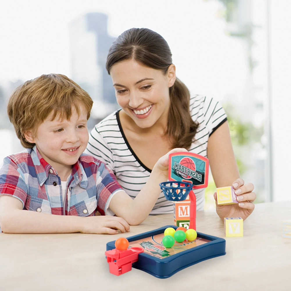 

Parent-Child Toys Rack Tabletop Indoor Outdoor Basketball Game Toys for Children and Family Interaction Game