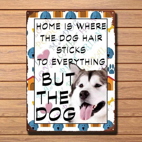 

20 x 30cm The Dog Poster Home Theater Decor Metal Tin Sign Wall Art