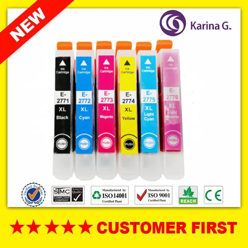 Совместимый чернильный картридж T2771 для Epson expressions PHOTO XP750 XP760 XP850 XP860 XP950 XP960 |
