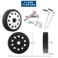 luggage universal wheel accessories wheel tool pull case wheel aircraft silent wheel repair shock absorption 18 inch 30 inch