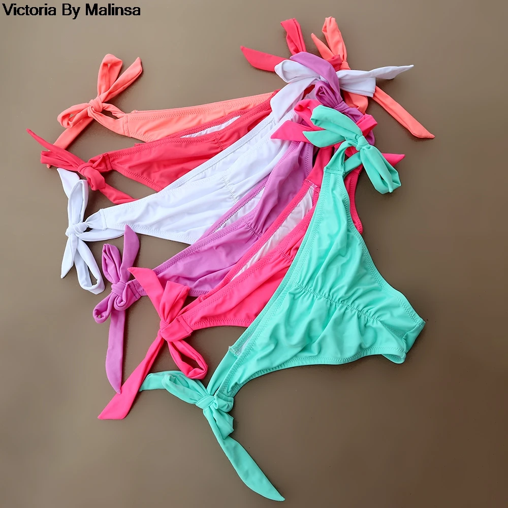 

Woman Bikini Cheeky Bikinis Bottoms Beachwear Swimming trunks Swimsuit Sexy Secret Thong Brazilian bikini bottoms