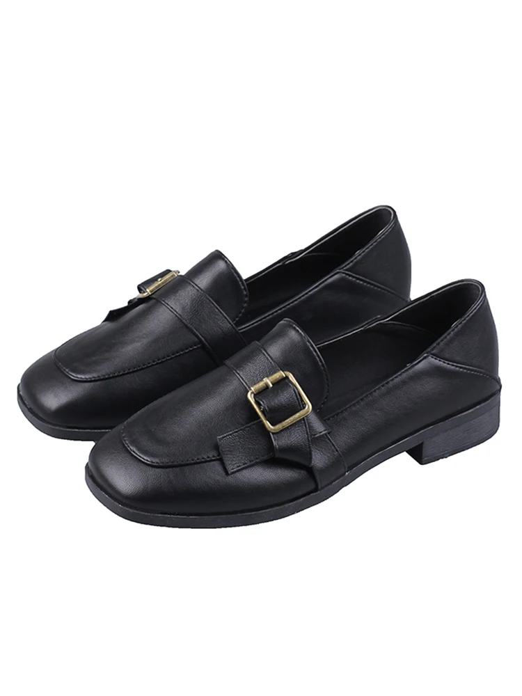 

Womens Derby Shoes All-Match Low Heels Female Footwear Square Toe Casual Sneaker Modis Leather New On Heels Dress 2021