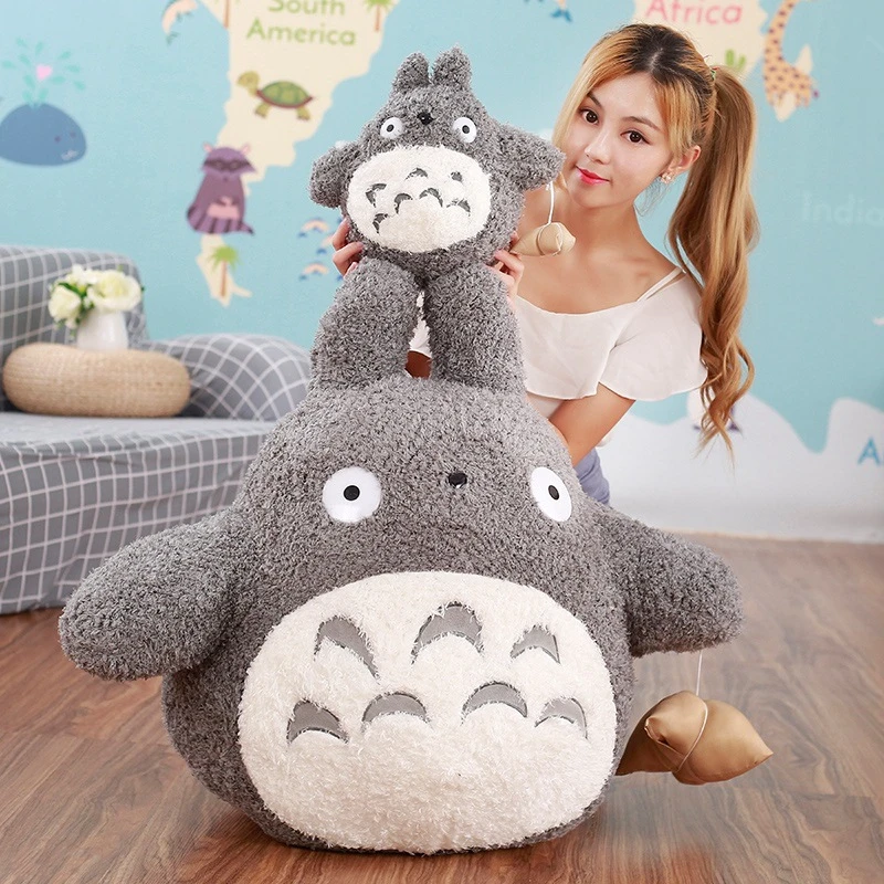 

22-70CM Cute Cartoon Toys Japanese style Studio Ghibli Anime Cat Stuffed Animal My Neighbor Totoro Pillow Plush Toys For Kids