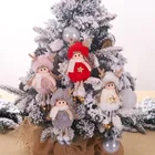 Подвеска плюшевая ангельская кукла, подвеска на елку, подарок для детей, новый год, Рождество, украшение для вечерние