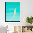 Постер Georgia O'Keeffe, художественные принты лестницы к Луне, Картина на холсте, выставка Фрэнсиса, абстрактный водопроводный кран