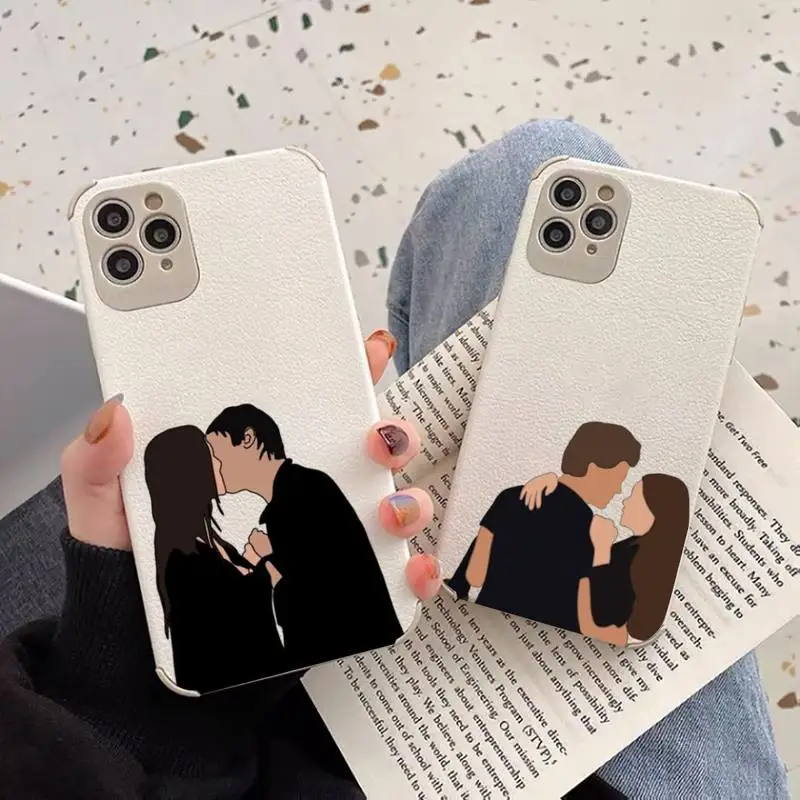 

The Vampire Diaries Phone Case Lambskin Leather For iphone 12 11 8 7 6 XR X XS PLUS MINI PLUS PRO MAX Shockproof