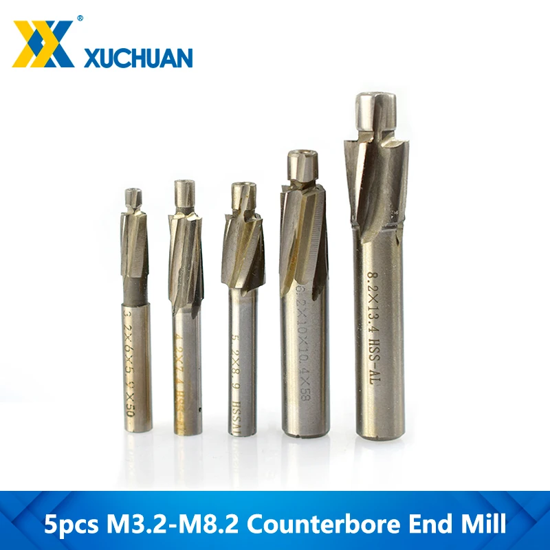 5 шт. фреза для ЧПУ с 4 канавками|Фреза| |