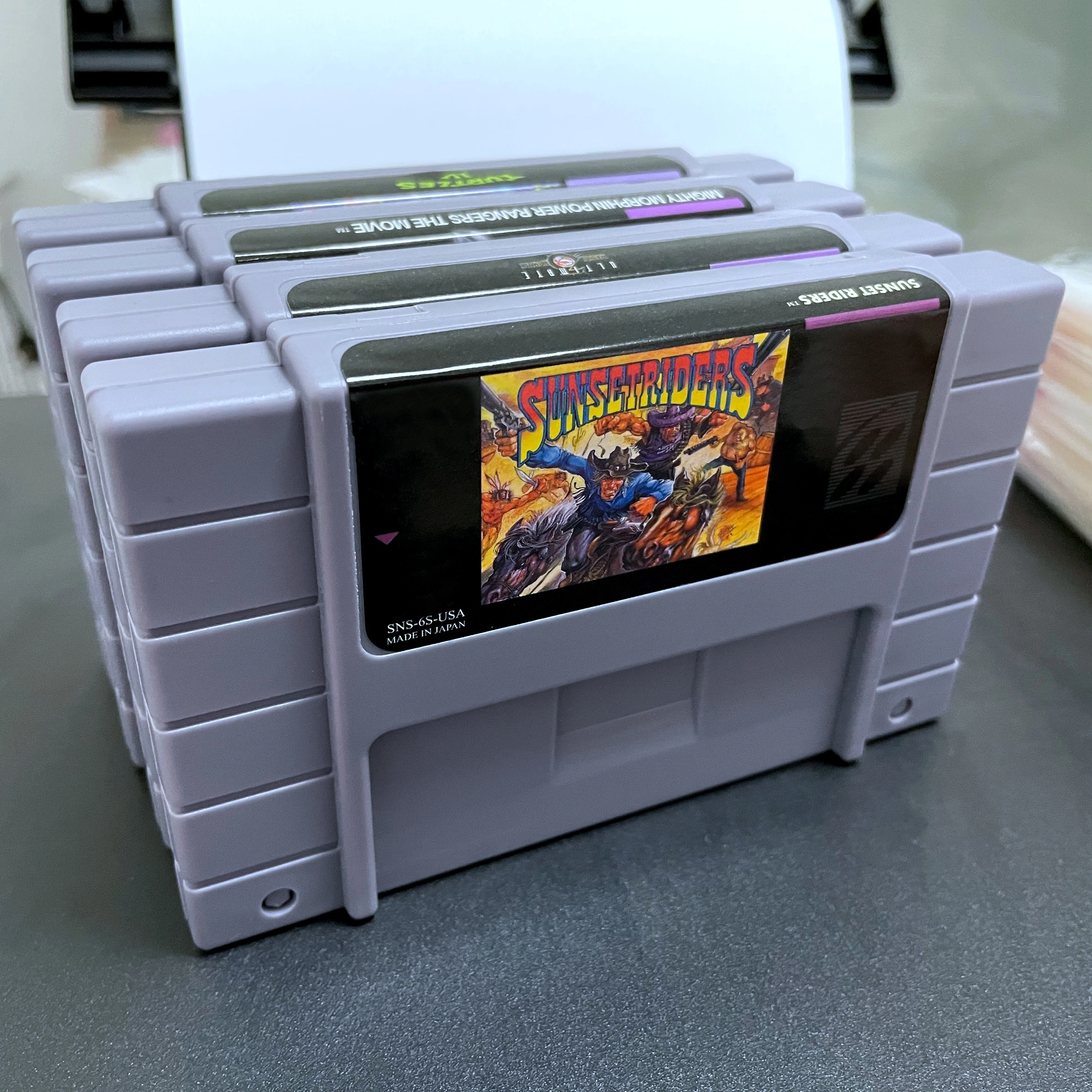 

Earthworm Jim/ Ulti Mortal Kombat/ Final Fight Classics English Language 16 bit Big Gray Game Card