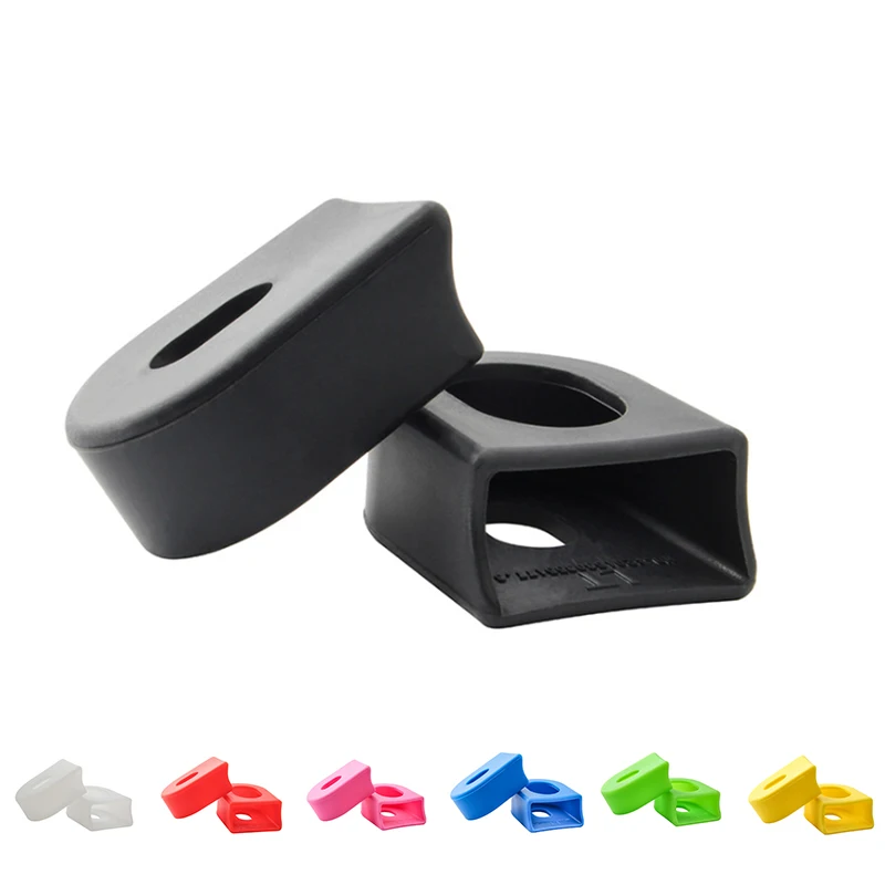 2Pcs Sepeda Silikon Engkol Lengan Penutup Engkol Pelindung Sepeda MTB Crank Set Pelindung Lengan Menutupi Untuk Sram Sepeda Aksesoris/
