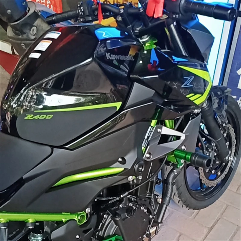 Накладка на бак KAWASAKI Z400 Защитная Наклейка Z 400 газ Топливо колено сцепление