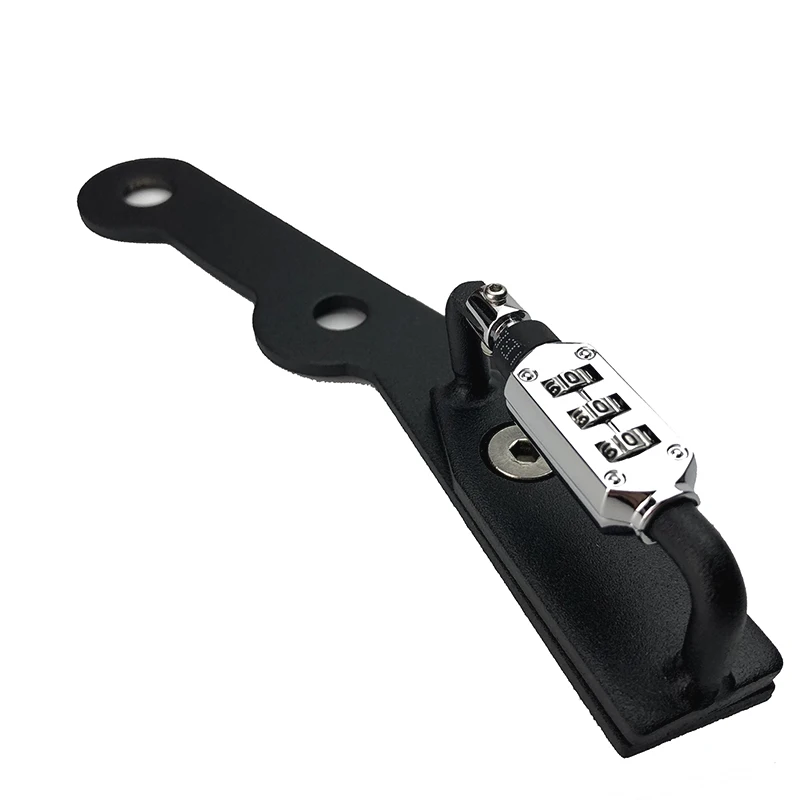 Мотоциклетный шлем с замком и паролем черная боковая защита от кражи подходит