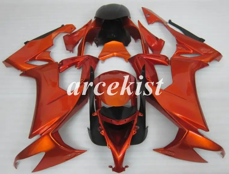 

Style New ABS Motorcycle Whole Fairings Kit For kawasaki Ninja ZX-10R ZX10R 2008 2009 2010 08 09 10 Bodywork set Cool Orange