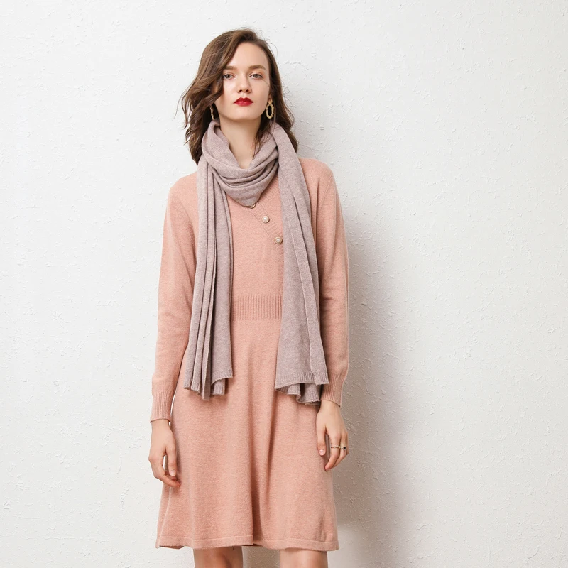 Новые женские шарфы сохраняют тепло повседневные и удобные зимний шарф из 100%