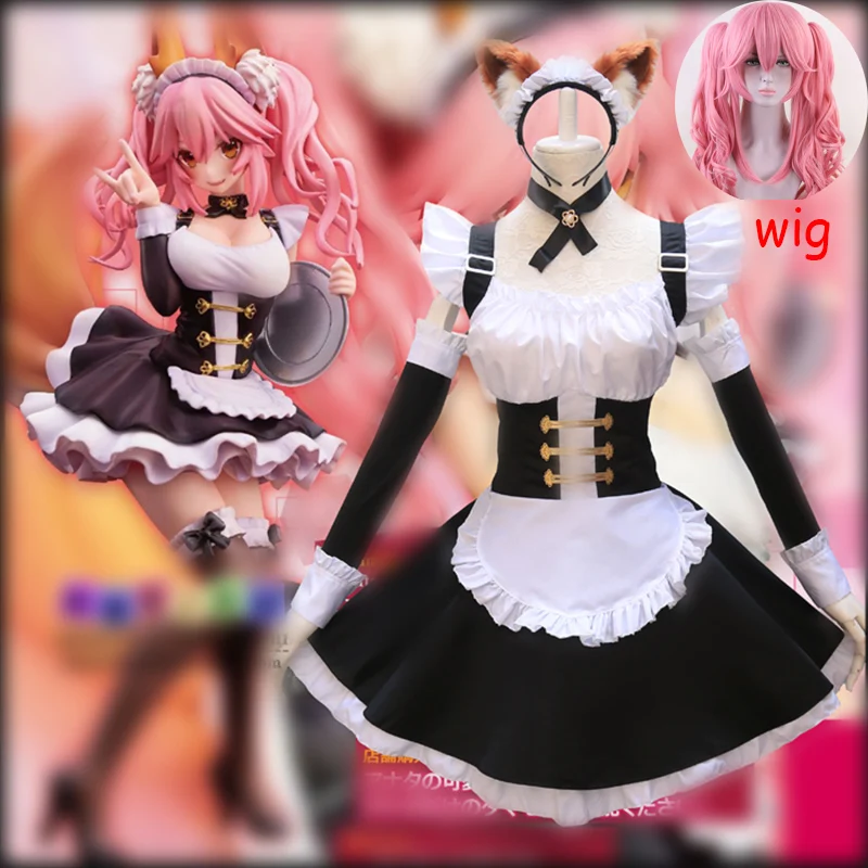 Fate Grand для Tamamo костюмы костюмированной вечеринки В Стиле Лолита Платье девочки