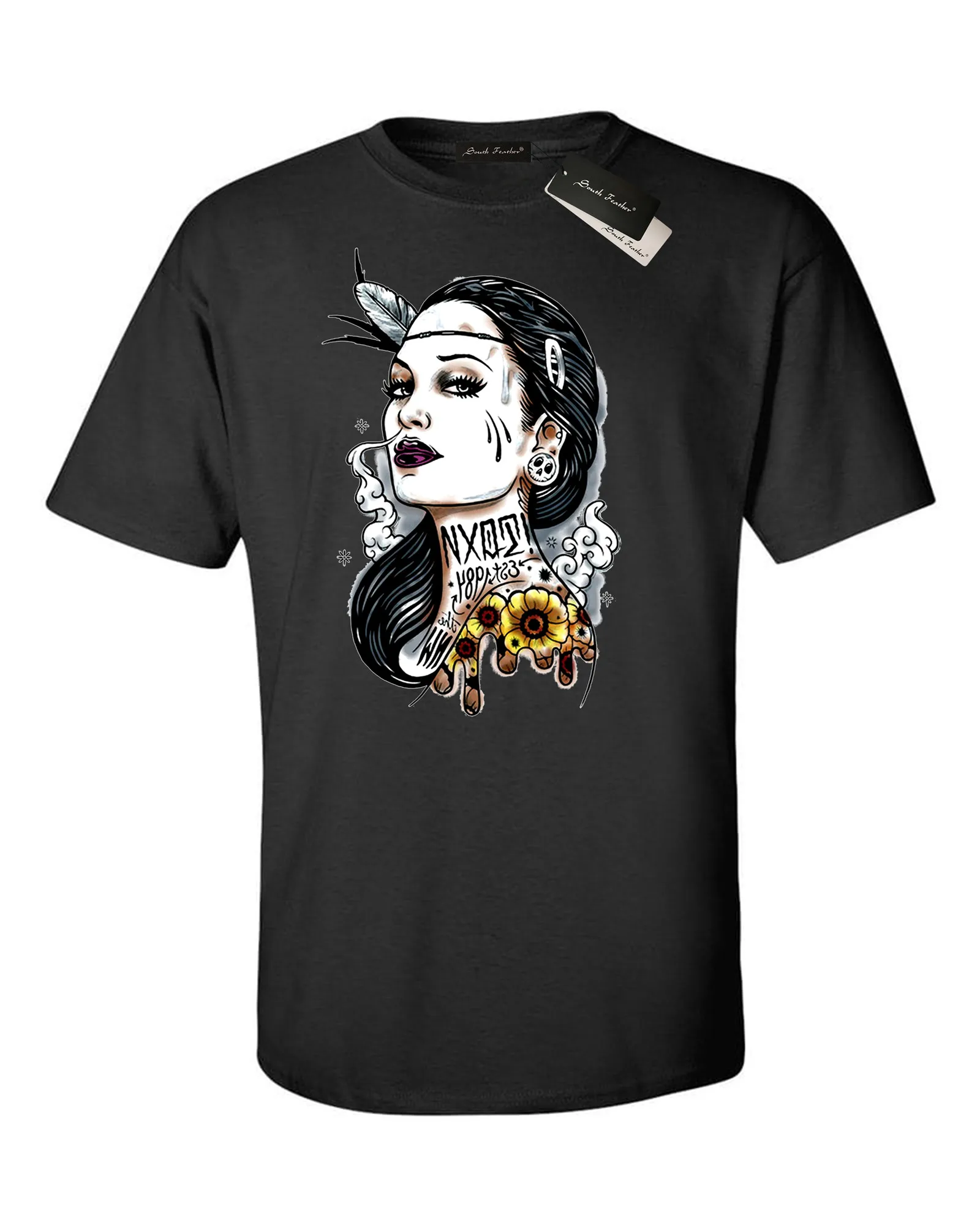 Мужская Повседневная футболка с принтом черепа дьявола и черепа|Мужские