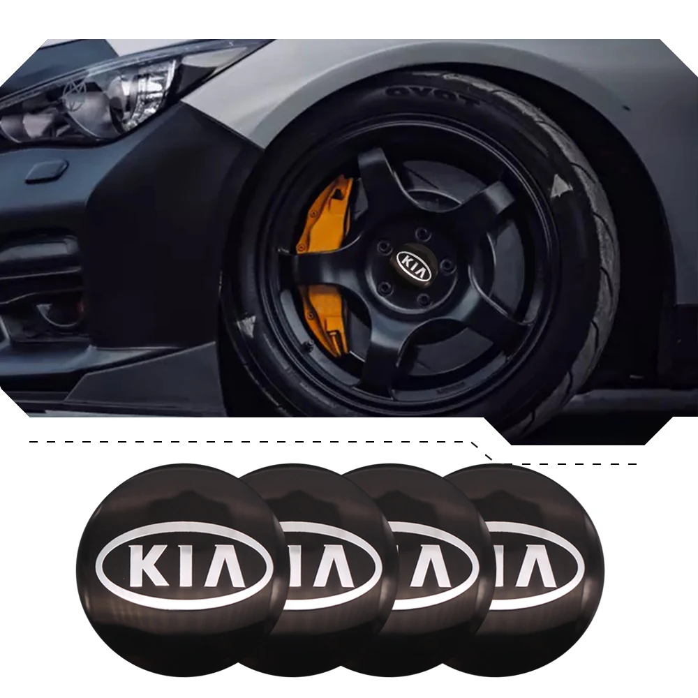 4 шт. наклейки на колпачки автомобиля Kia Rio K2 K5 K7 Morning Pride Ceed Sportage Cerato Sorento Soul |