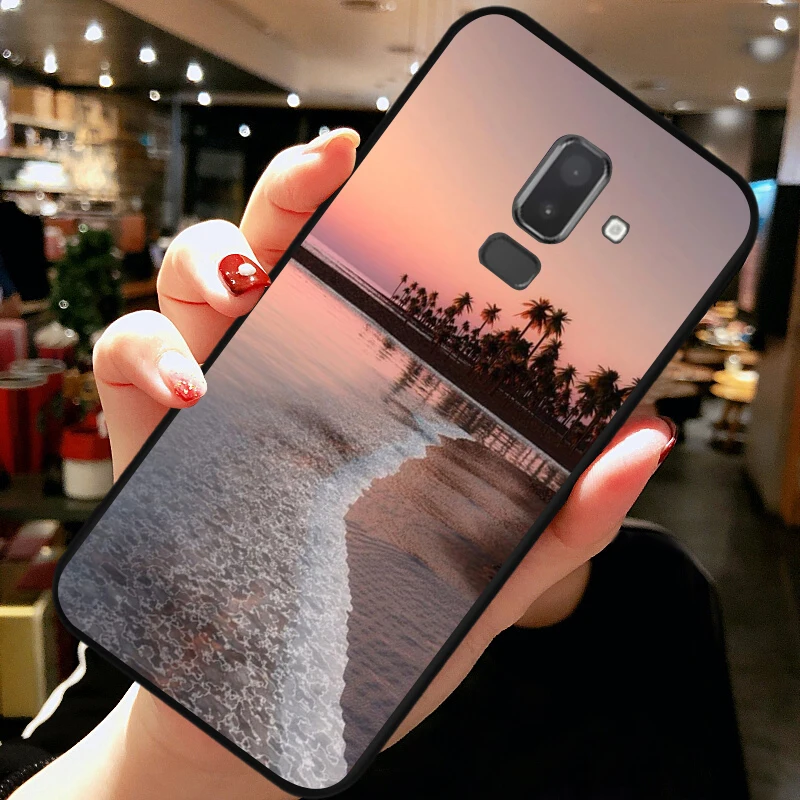 Мягкий чехол для samsung Galaxy J8 J7 Duo J6 J4 Plus Prime 2018 TPU |