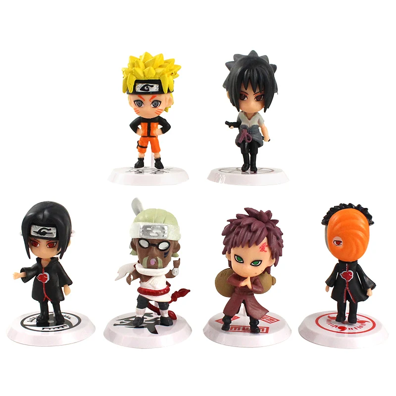 Фигурки героев мультфильма Наруто Узумаки Какаси Гаара гиуга Хината Сакура