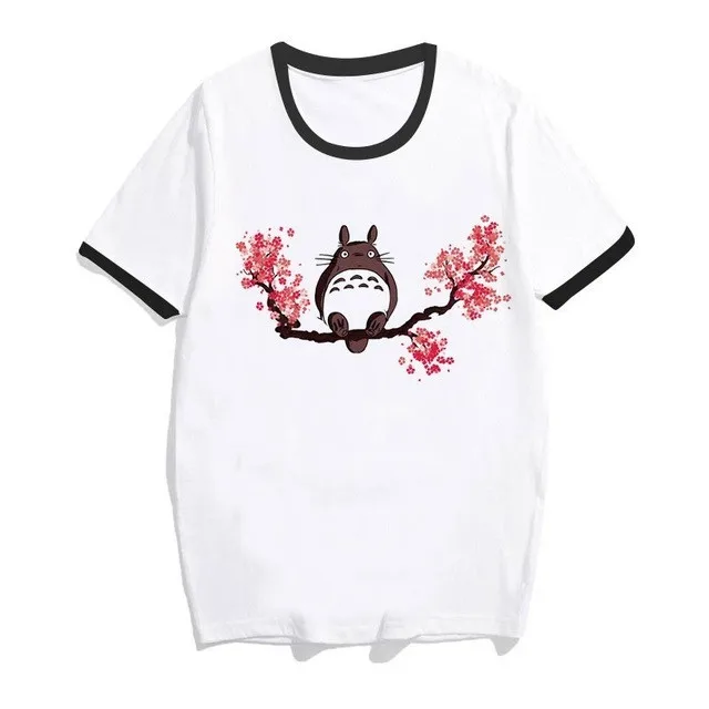 Totoro Spirit Out Футболка Женская Студия Ghibli femme японский аниме мультфильм футболка Miyazaki Hayao одежда женская kawaii