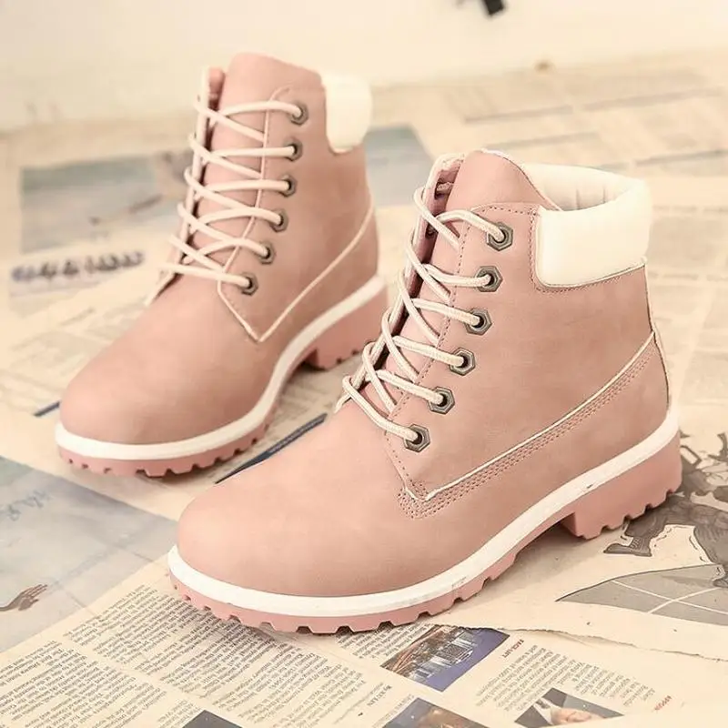 

2020 High Quality Brand Winter Women Boots Snow Boots Woman Shoes Plus Size Ankle Riding Motorcycle Boots Ladies Casual Shoes