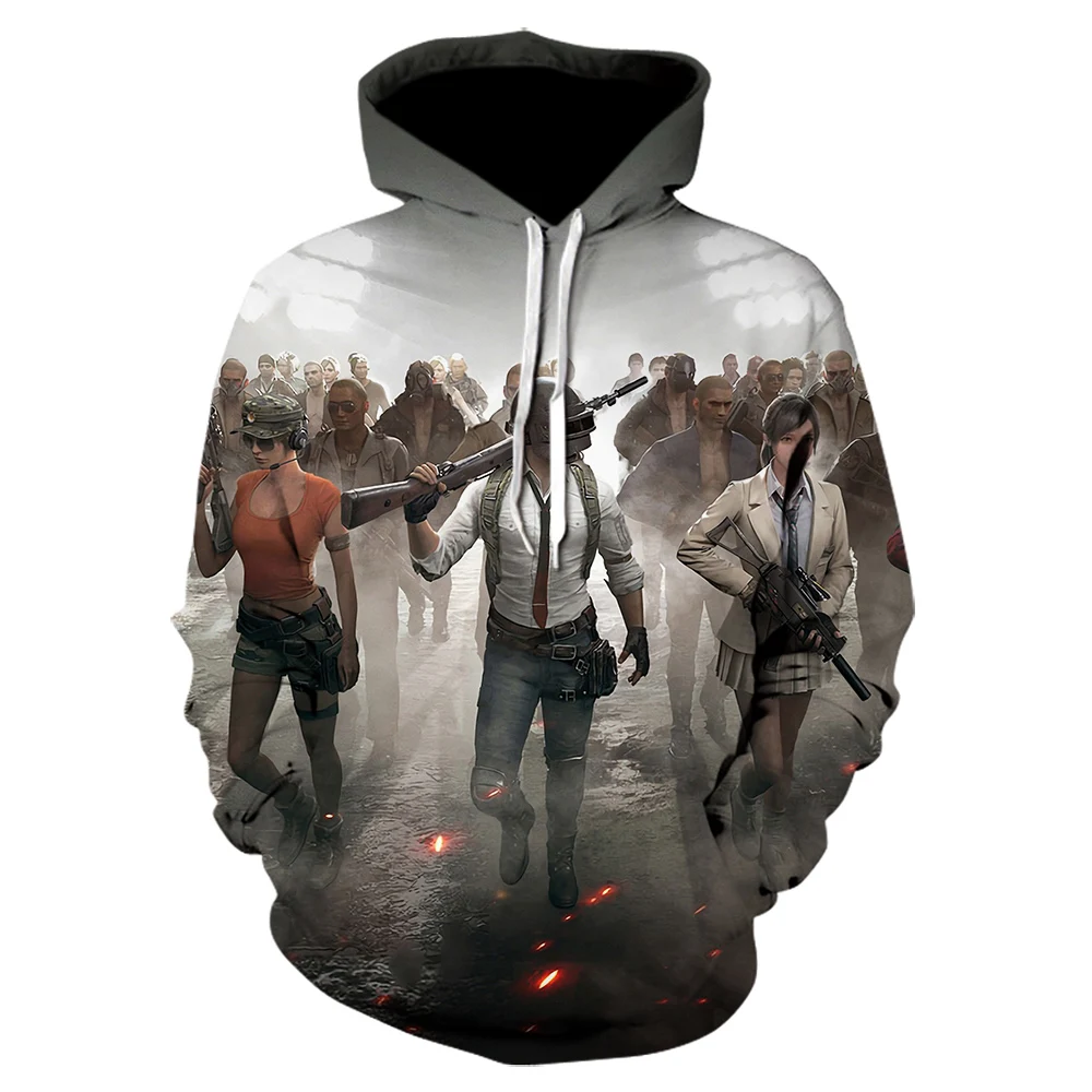 

2021 3D Mens Hoddies Fashion 3D Printing Fashion New Hot Game Printed Custom Sweatshirt Hoodies Streetwear Tops
