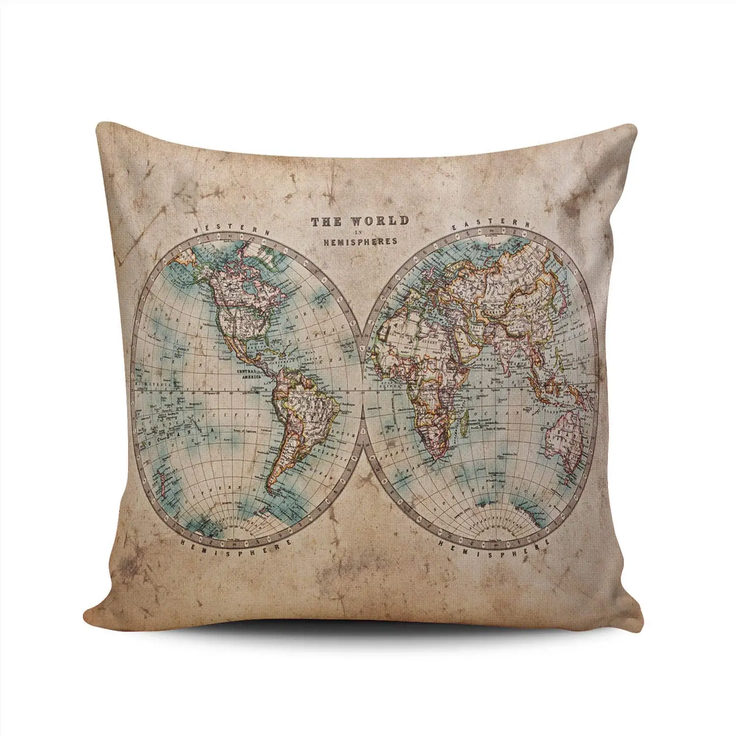 Оригинальная винтажная декоративная наволочка для спальни с изображением