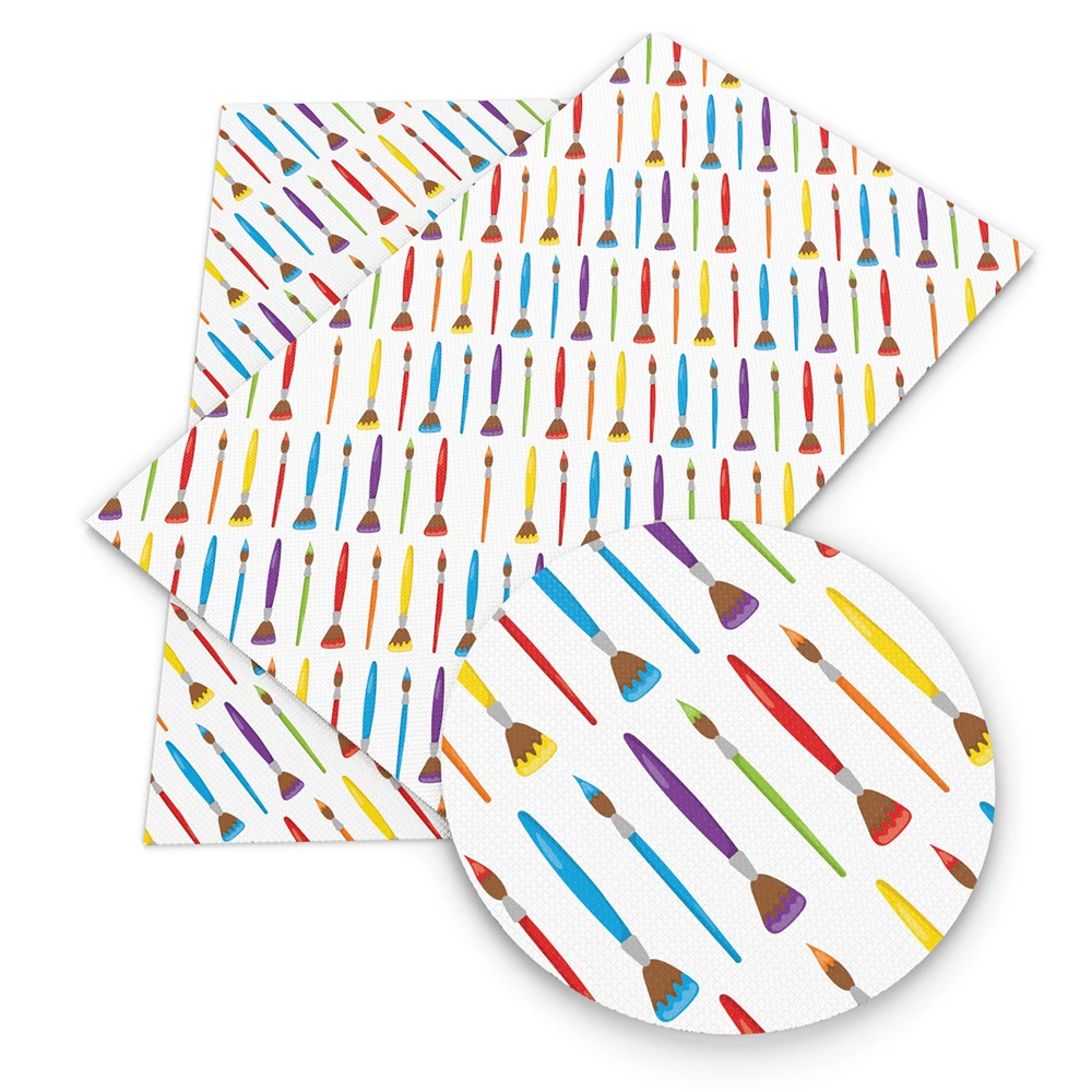 Back to School сандалии из тисненой кожи ткани Искусственная кожа листов 20*33 см для