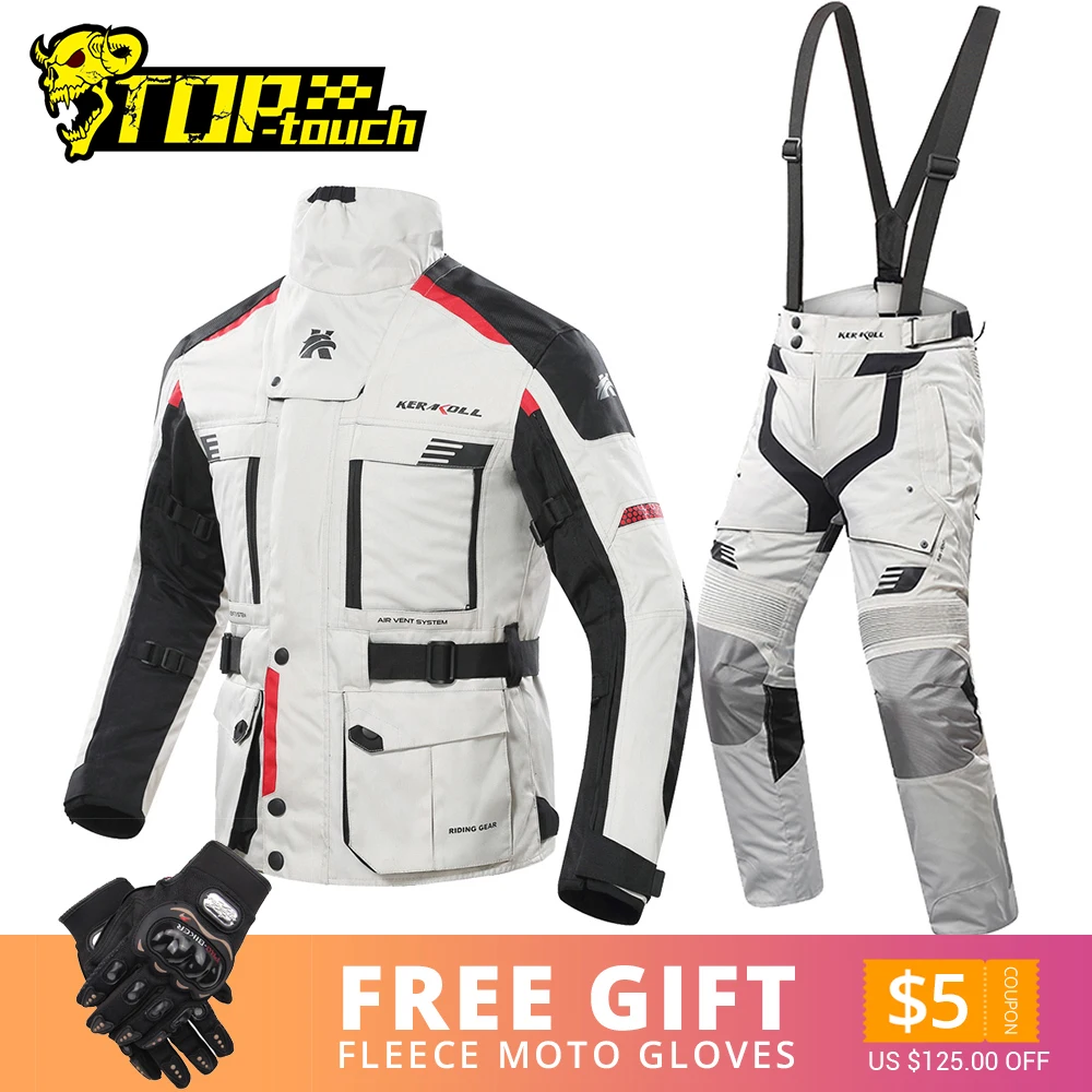 KERAKOLL мотоциклетная куртка мужская Chaqueta Moto Водонепроницаемая мото гоночная набор