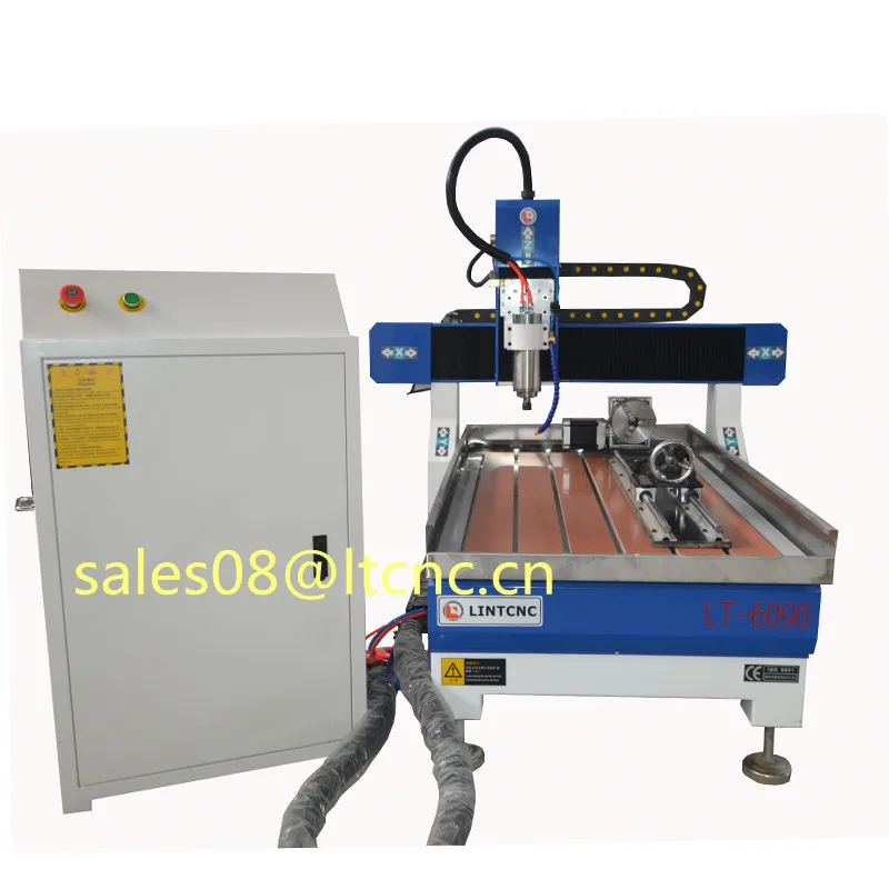 Настольный фрезерный станок с ЧПУ 600*900 мм 4 осями и резервуаром для воды дешево |