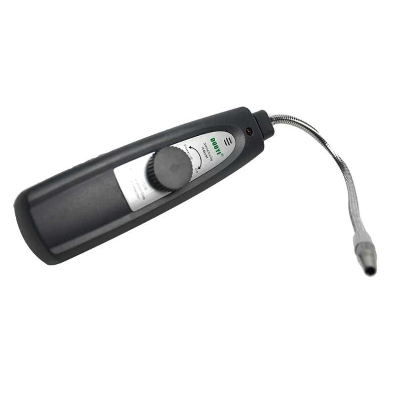 

Adjustible HVAC Leak Detector Halogen Gas Tester HVAC Refrigerant AC Sniffer Sound & Light Alarm Flexible Probe Detector