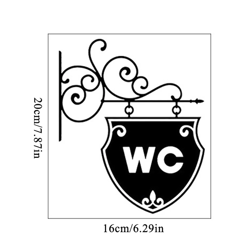 

DIY Wall Sticker Removable Decals Art Room Decor Wall Stickers Toilet Bathroom Creative Cute Wallpaper For Kids At Home