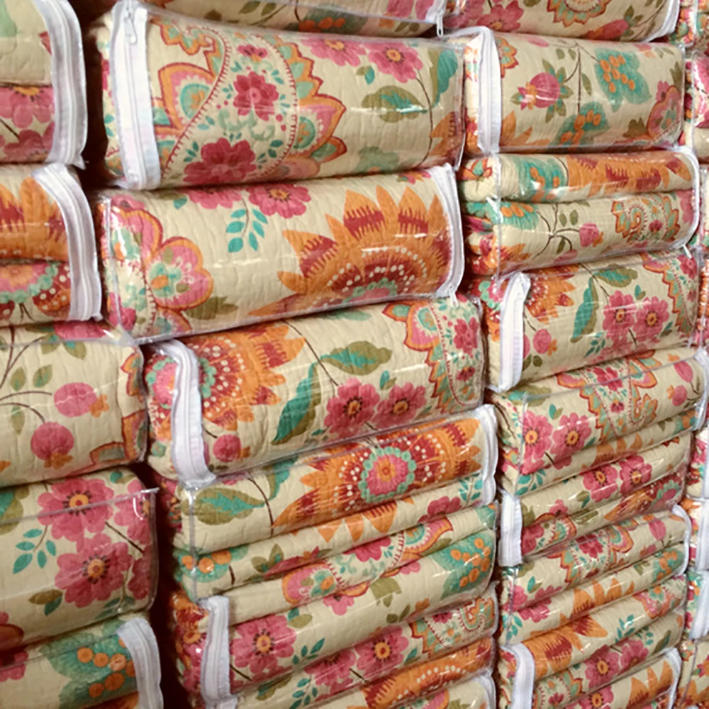 Лоскутный комплект одеял ручной работы 3 шт. моющееся покрывало хлопковое