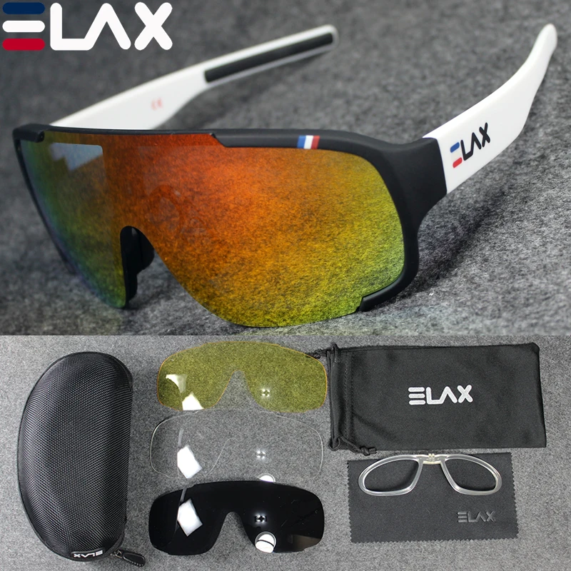 ELAX бренд 4 Lenes новые модные наружные велосипедные очки Mtb спортивные солнцезащитные очки для велоезды UV400 велосипед велосипедные очки